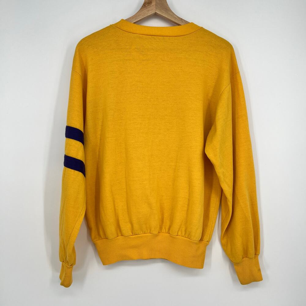 Vtg Nutmeg Mills Sweatshirt University of Washington Huskies Purple Gold UW M - Picture 2 of 12